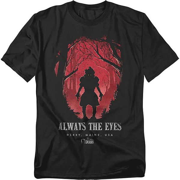 

Футболка с принтом Big & tall welcome to derry always the eyes Licensed Character