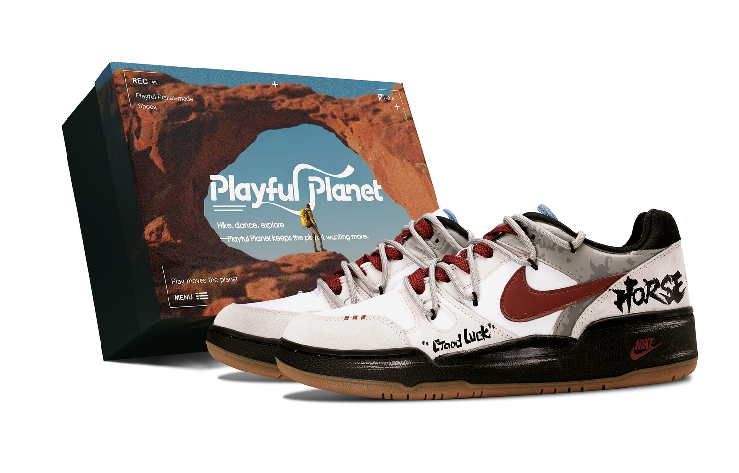 

Полноразмерные устойчивые к истиранию низкие кроссовки для скейтбординга мужские black Nike, красный бежевый черный