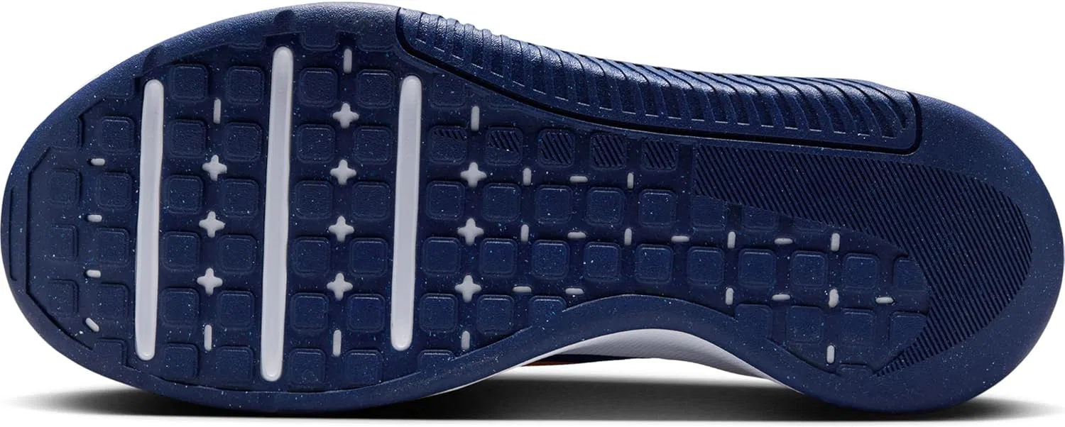 Кроссовки Nike MC Trainer 3 для тренировок, мужские, модель FQ1831, Blue Void Safety Orange White — фото 4