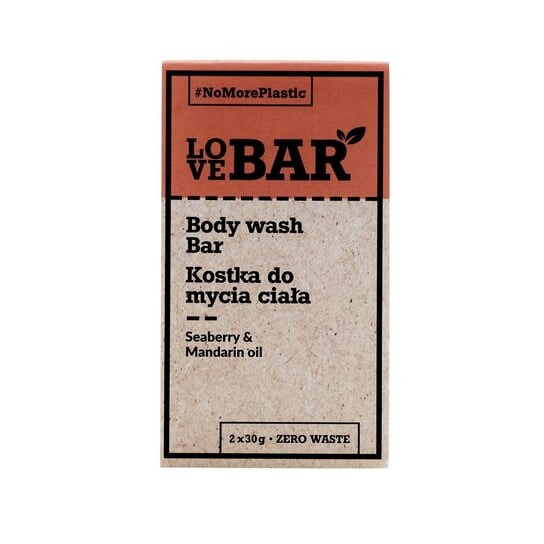 

Мыло для душа Love Bar с маслом облепихи и мандарина, 2x30 г