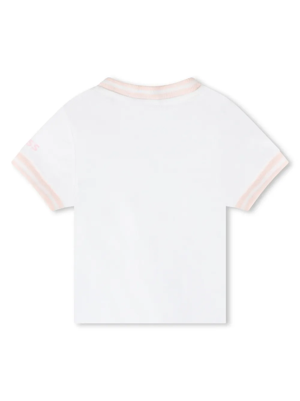 Комплект из футболки и ромпера с вышитым логотипом Boss Kidswear, синий — фото 4