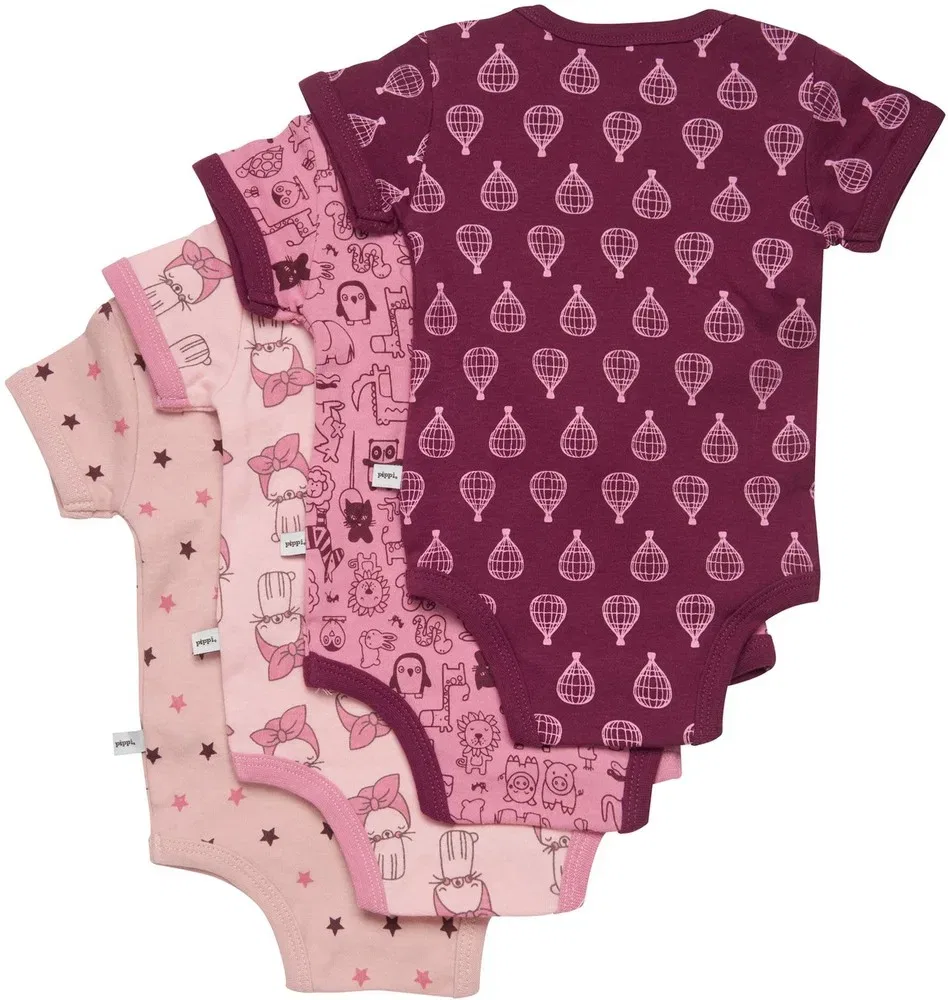 Боди детское с принтом Pippi Babywear, мультиколор