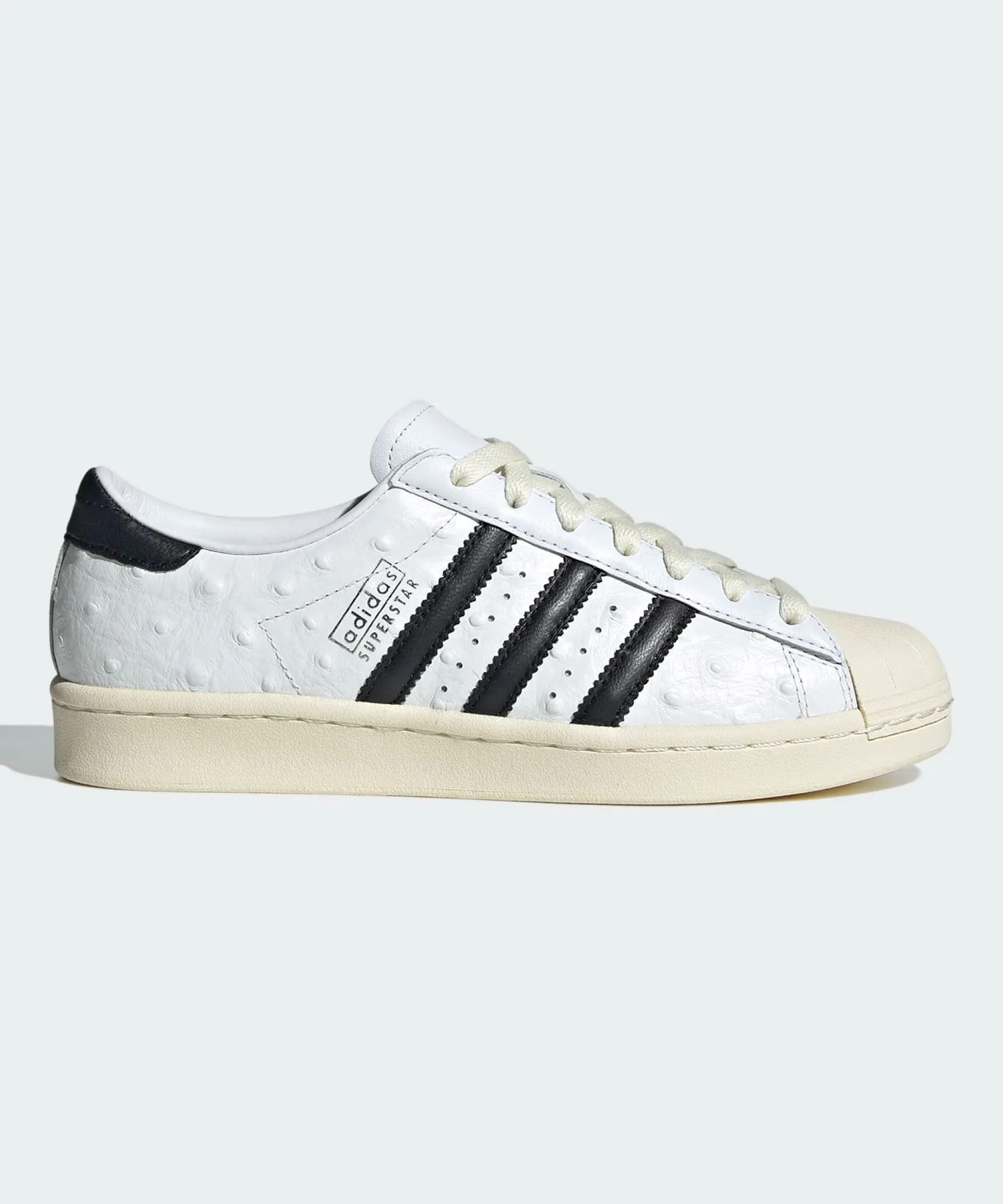 Кроссовки из натуральной кожи Superstar Vintage adidas Originals белые