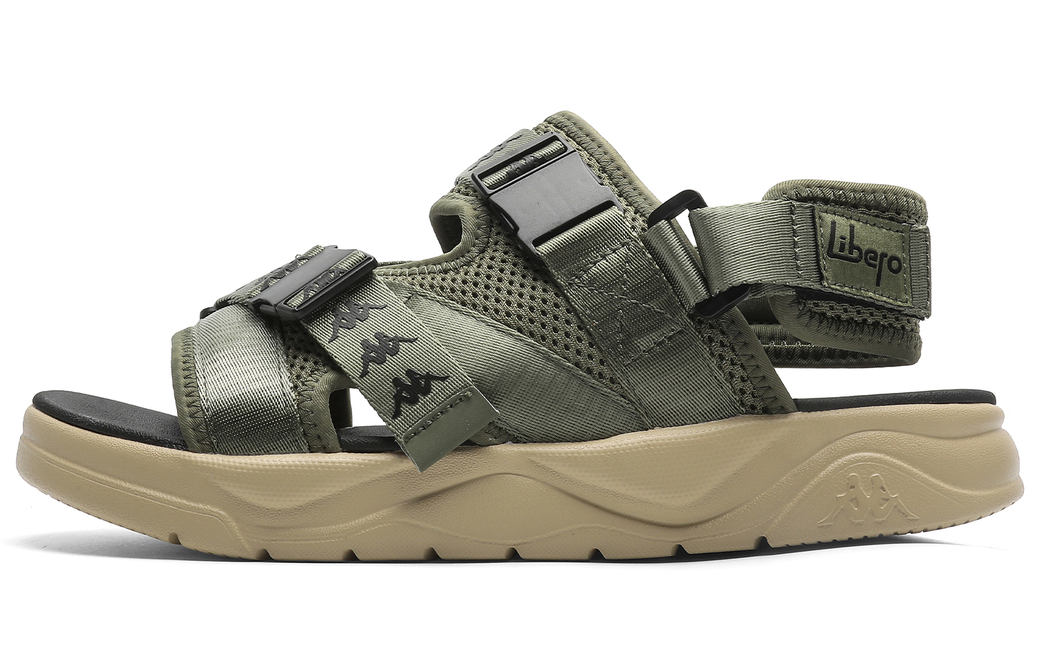 

Kappa Пляжные сандалии Jungle Lion Collection унисекс клевер зеленый, цвет Clover Green