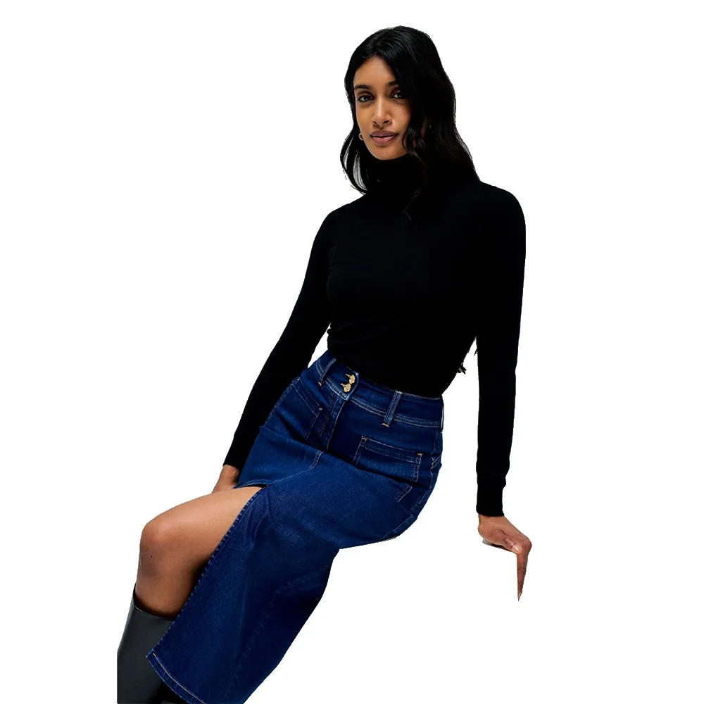 

Юбка Salsa Jeans Secret Front Pockets Push In skirt, синий