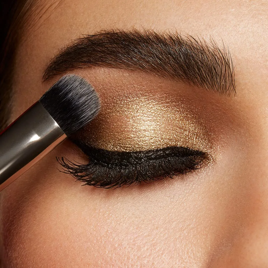Кисть для растушевки теней KIKO Milano Eyes 58 | Кисть для глаз с синтетическими волокнами для выравнивания цвета век, Black — фото 2