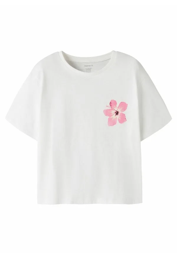 Футболка с принтом в виде блесток Name It, Bright White