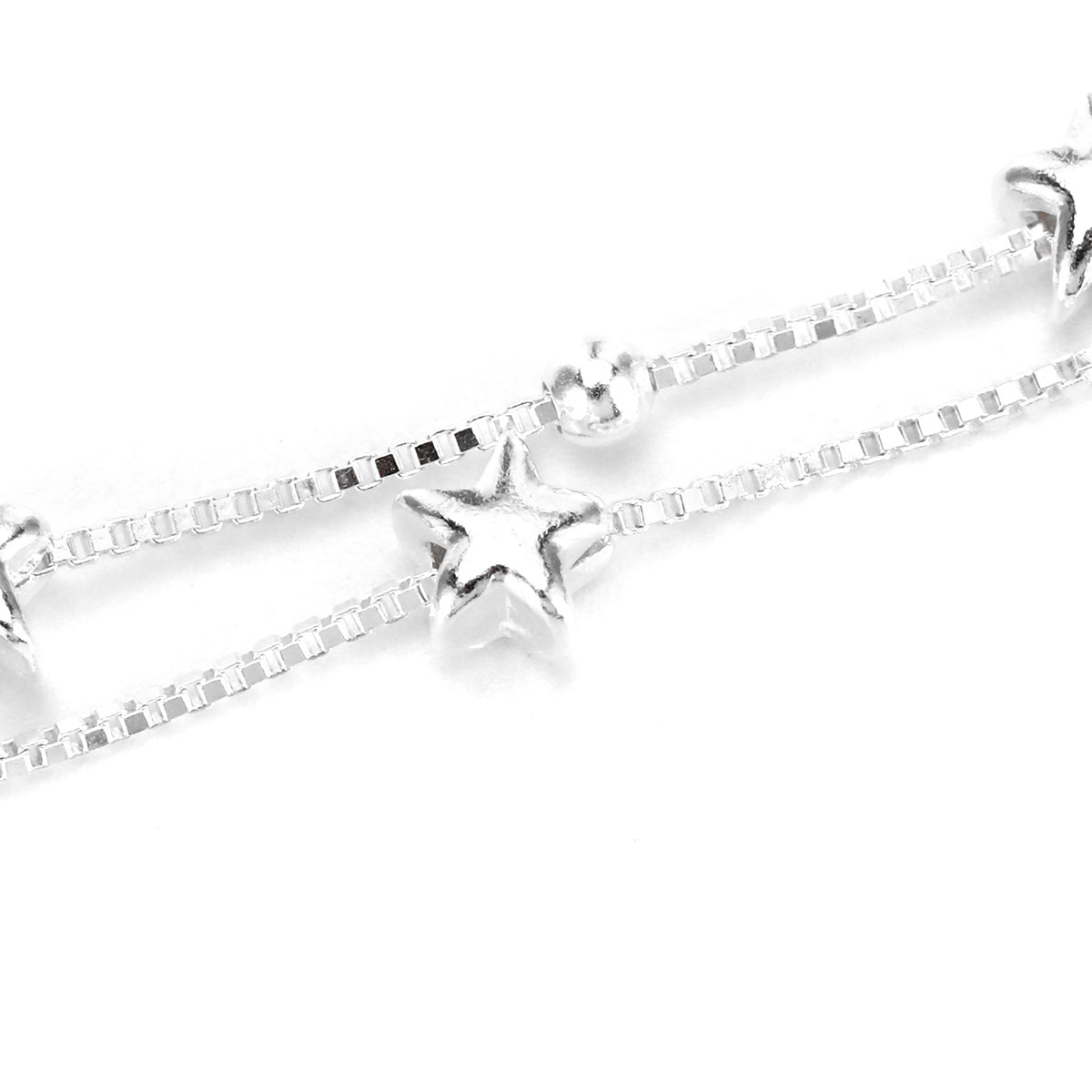 

XXOFF Серебряный браслет 925 пробы для женщин Silver White