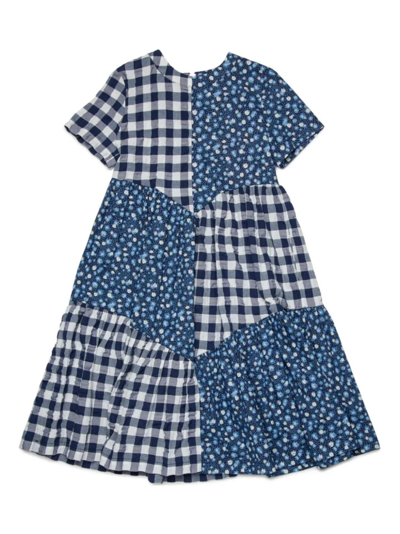 

MAX&Co. Kids платье в технике пэчворк, синий
