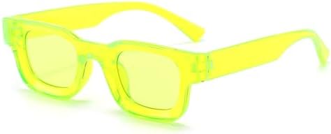 

Модные солнцезащитные очки 2027 года, маленькие квадратные, для женщин, ретро-очки, защита от УФ-излучения UV400, трендовые солнцезащитные очки для женщин и мужчин MTZJH, Mn5306-c6