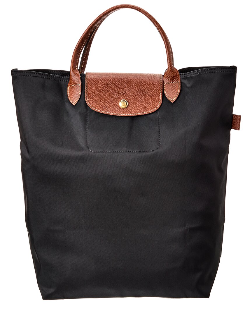 

Longchamp Le Pliage Оригинальная холщовая сумка, черный