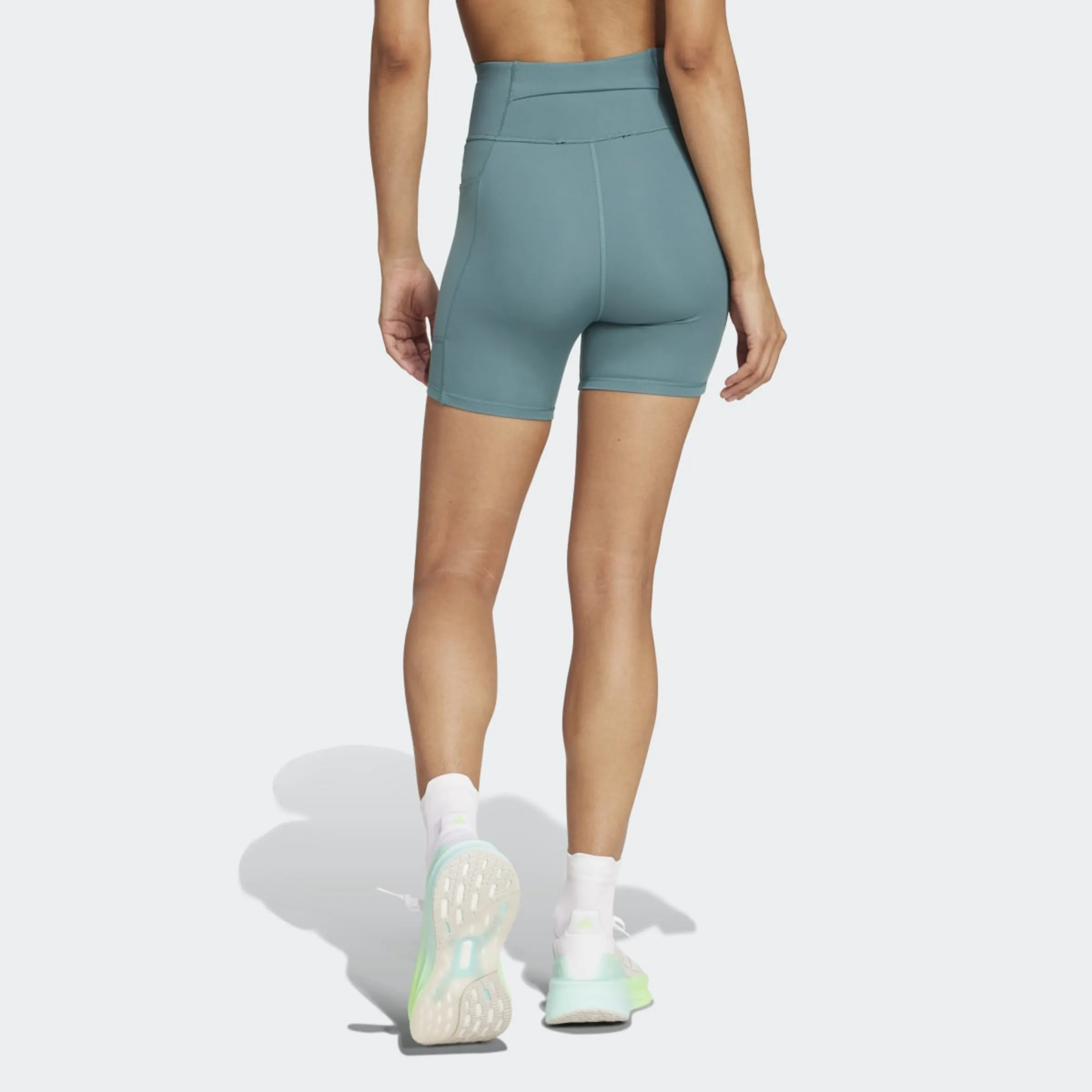 Женские шорты Own the Run Adidas, зеленый — фото 2
