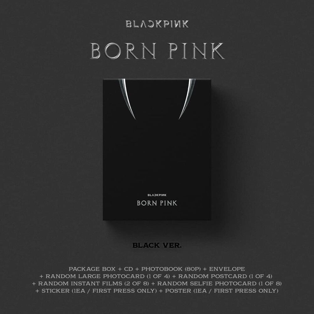 

Диск CD BORN PINK [Standard CD Boxset – Version B / BLACK] - Blackpink