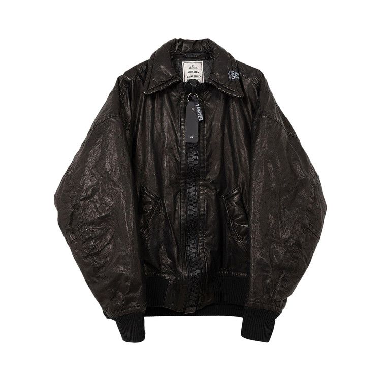 

Блузон Maison Mihara Yasuhiro Backlash Smooth Lesther Big Zip Blouson, Black