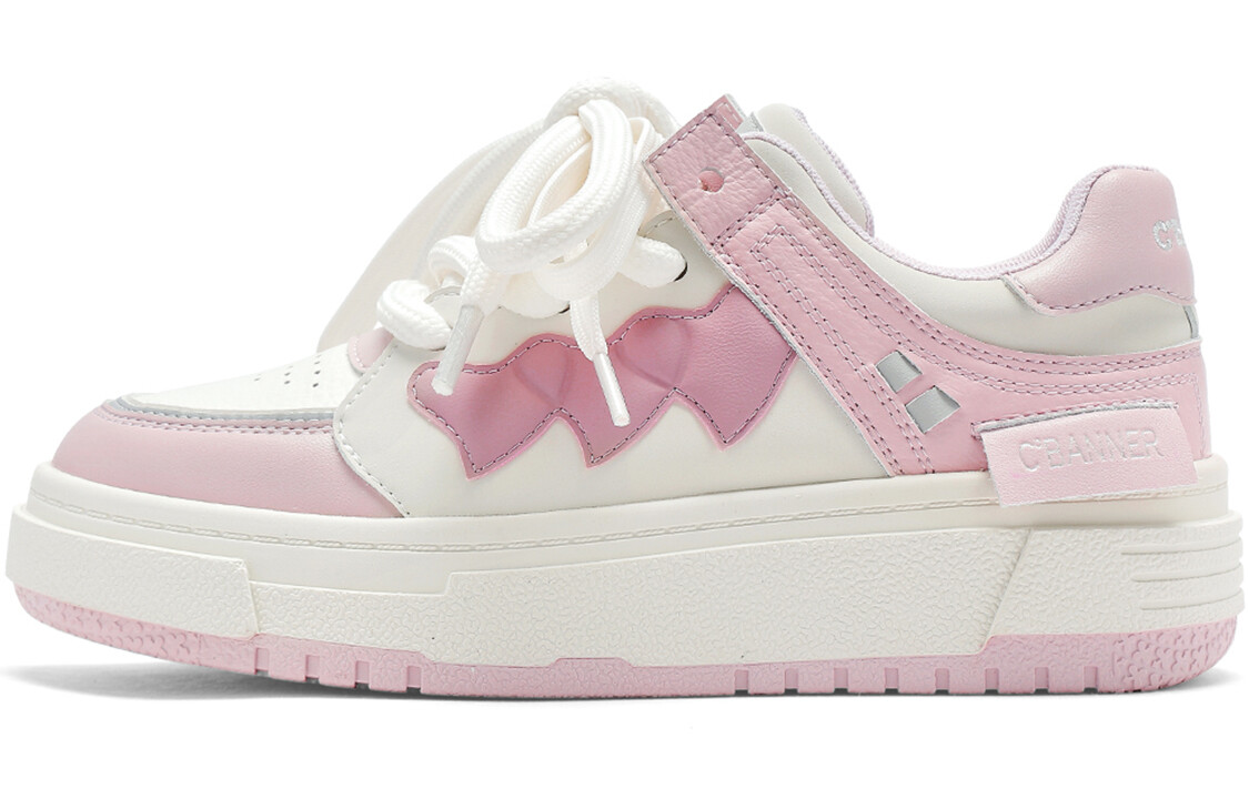 

Кроссовки C°BANNER Skateboarding Shoes Women's Low-top Pink, розовый