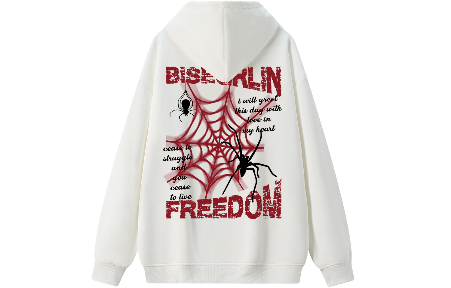 

Bisegrlin BISEGRIN BisGreen Толстовка унисекс, Белый (на флисовой подкладке)