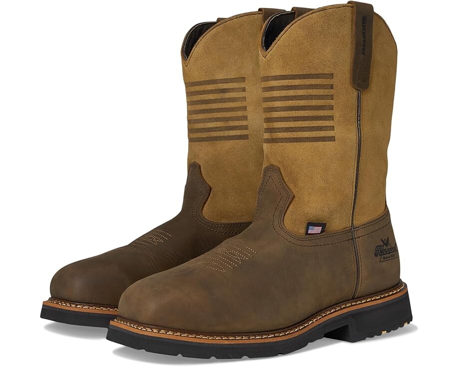 

Ботинки Thorogood American Heritage Independence Square Toe Waterproof Safety, цвет Crazy Horse