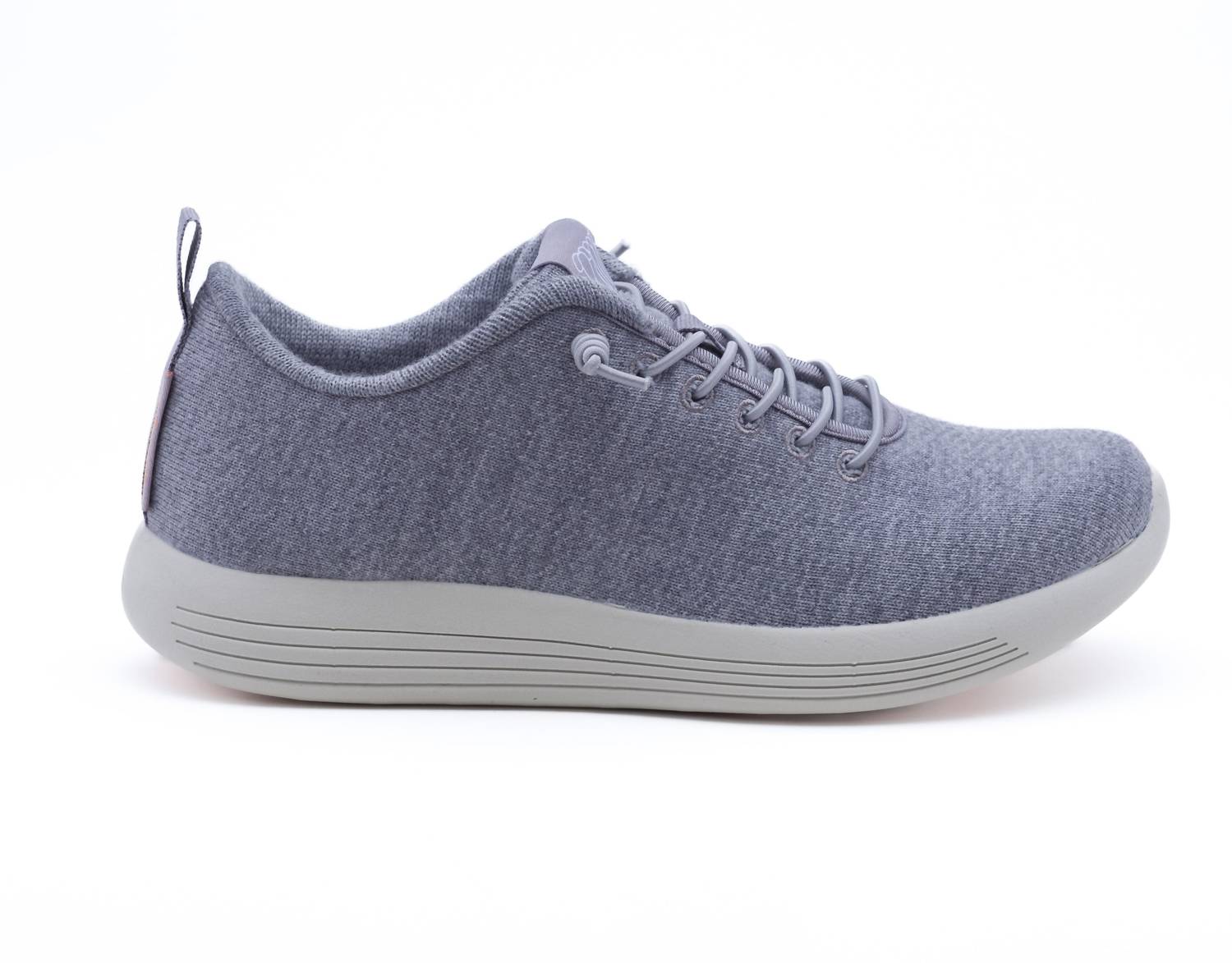 Женские кроссовки Cheviot из серой мериносовой шерсти WOOLLOOMOOLOO, цвет grey merino wool — фото 2