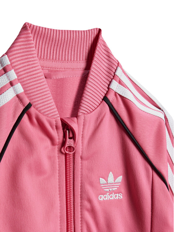Спортивный костюм regular fit adicolor SST JY0010 Adidas, розовый — фото 4