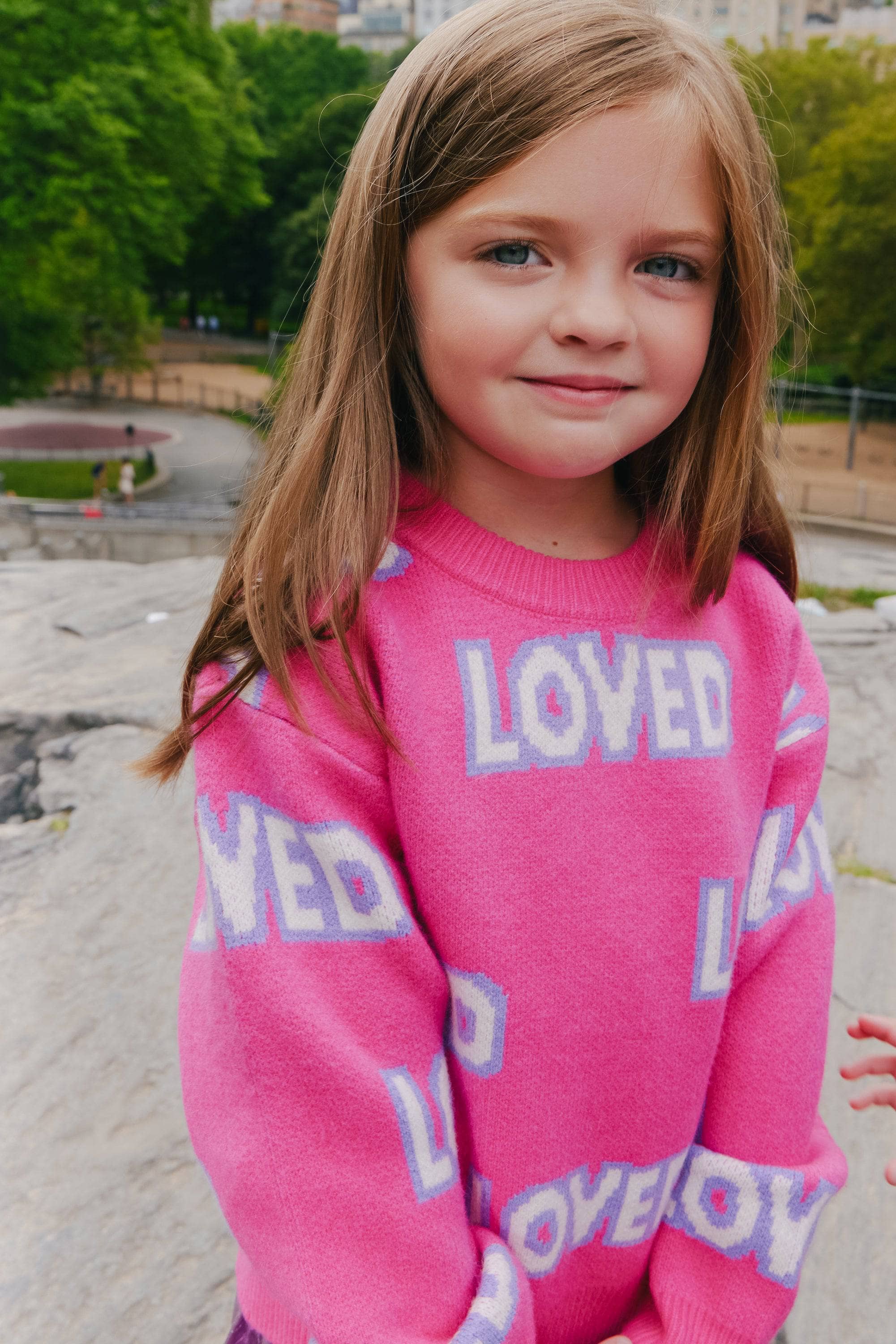 

Любимый свитер Lola + The Boys, розовый