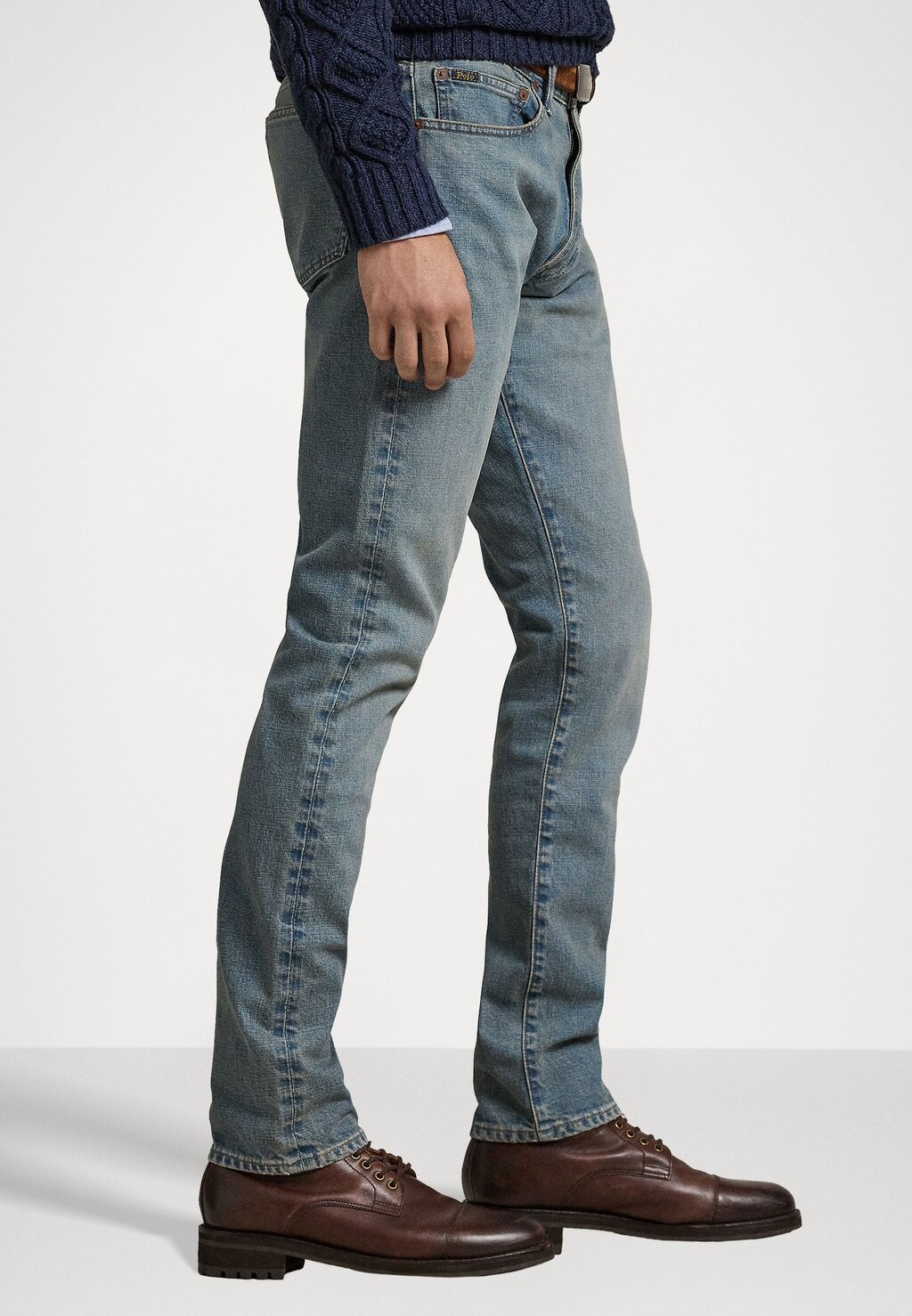 Джинсы узкого кроя SULLIVAN SLIM STRETCH JEAN Ralph Lauren, синий деним — фото 4