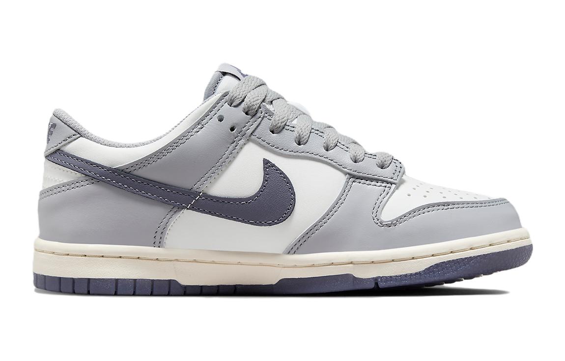 Dunk Low Platinum Tint Light Carbon GS Nike, темно-серый — фото 3