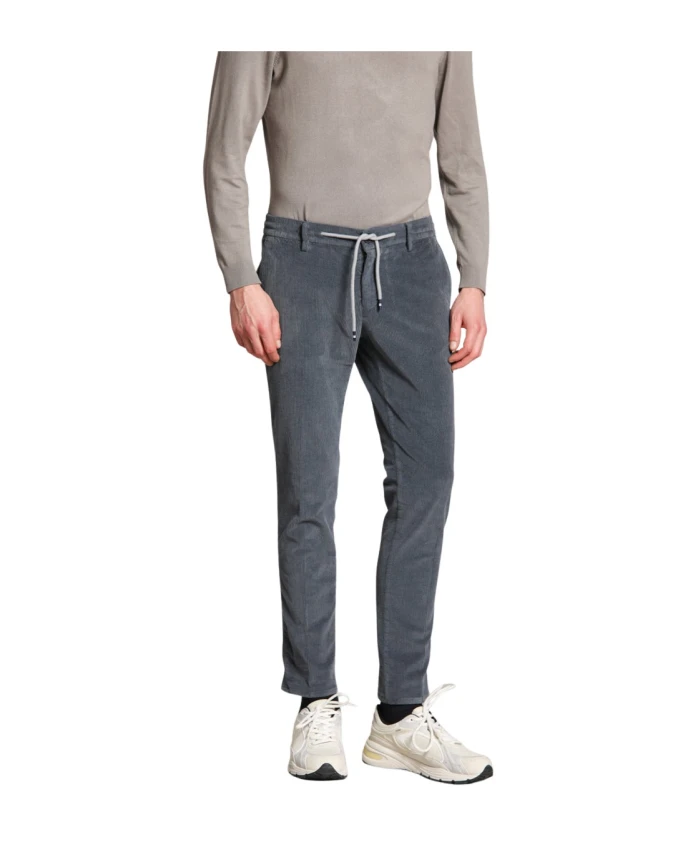 

Узкие вельветовые брюки-чиносы Mason'S, серый