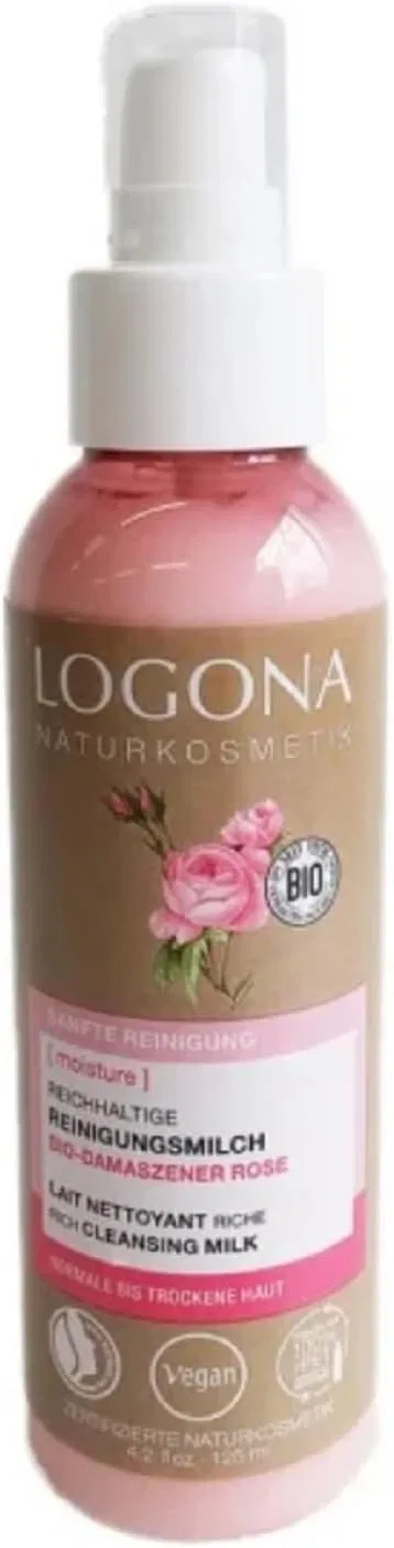 Молочко для умывания Logona — С розой, 125 мл