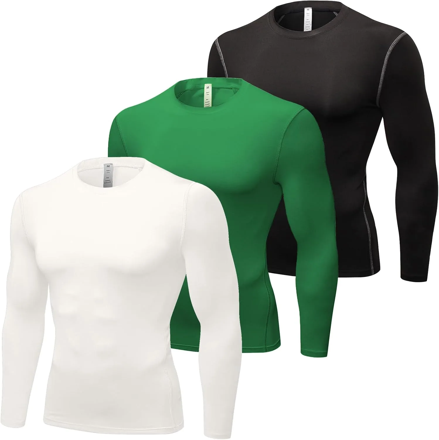 

Мужская компрессионная футболка SPVISE с длинным рукавом для тренировок