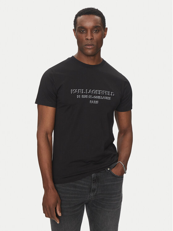 

Футболка обычного кроя 755063 552241 Karl Lagerfeld, черный