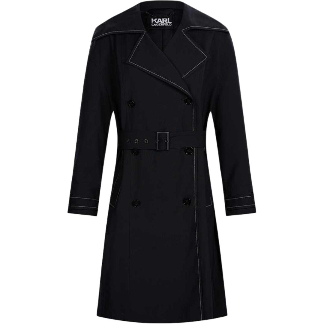 

KARL LAGERFELD / Karl Lagerfeld Jeans Тренч KARL LAGERFELD, Black