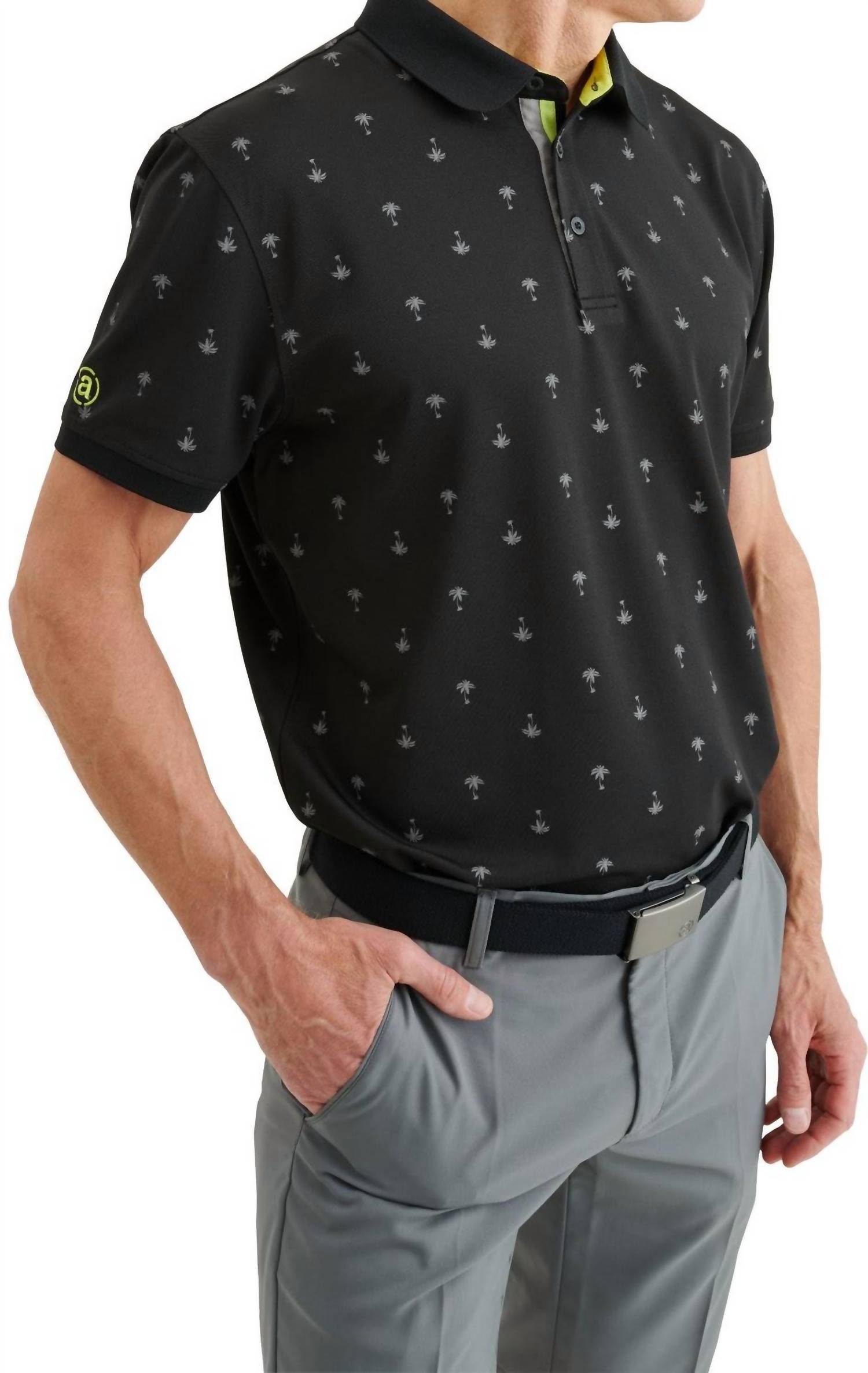 

Мужское поло Hankley черного цвета Abacus Sportswear US