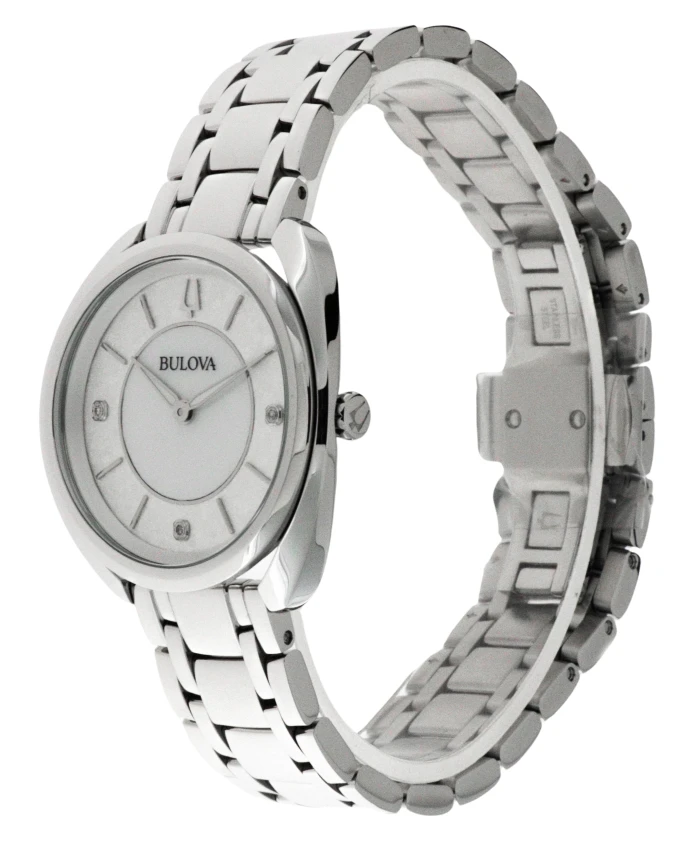 

Кварцевые часы Duality Bulova, белый