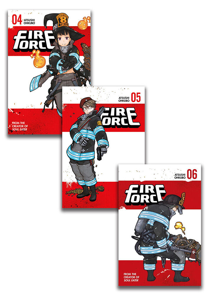 

Манга Fire Force Manga (4-6) Bundle
