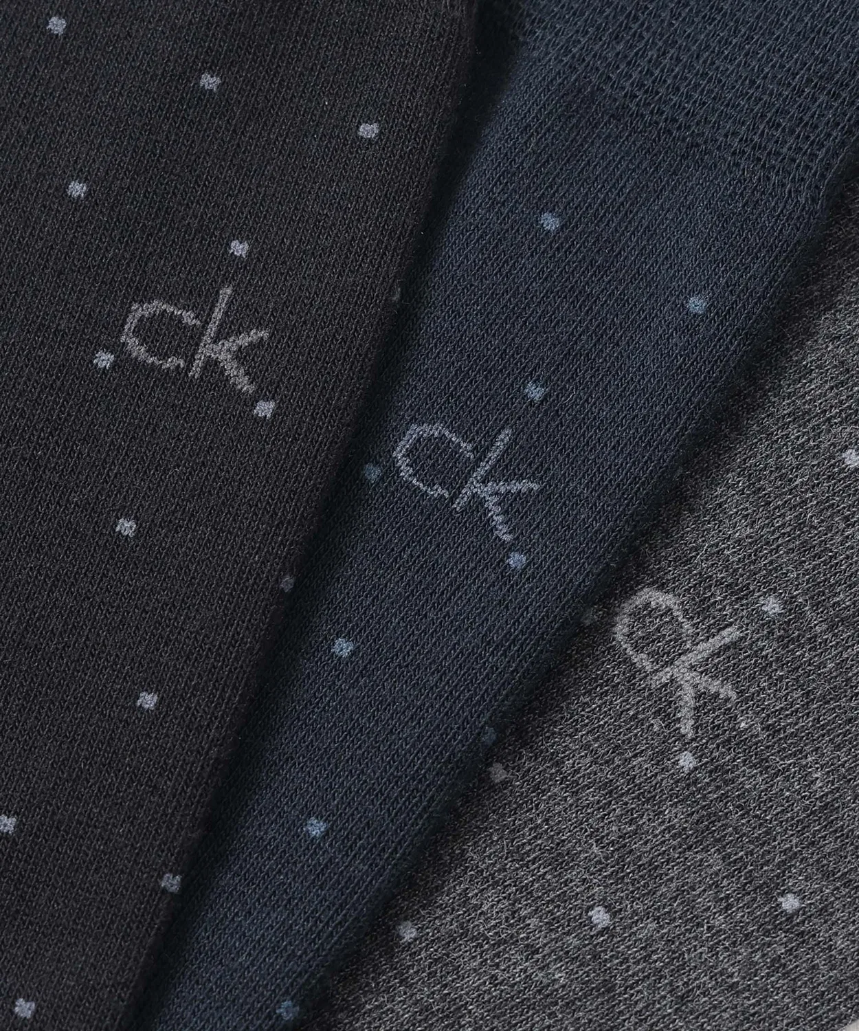 Носки Calvin Klein 3 пары, бизнес, хлопок, темно-синий — фото 3