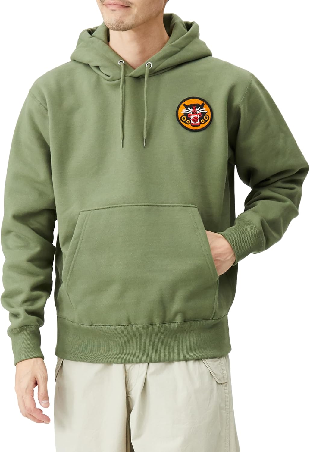 

Толстовка с капюшоном в стиле F, нашивка с гербом армии США, на флисовой подкладке, без капюшона, оливково-зеленый цвет F-Style