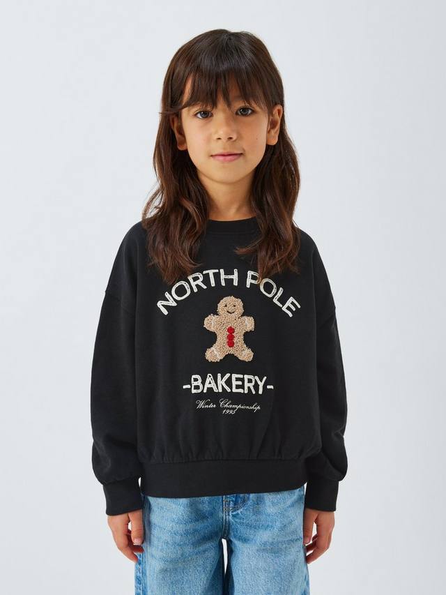 

Детский рождественский свитер North Pole John Lewis, Navy