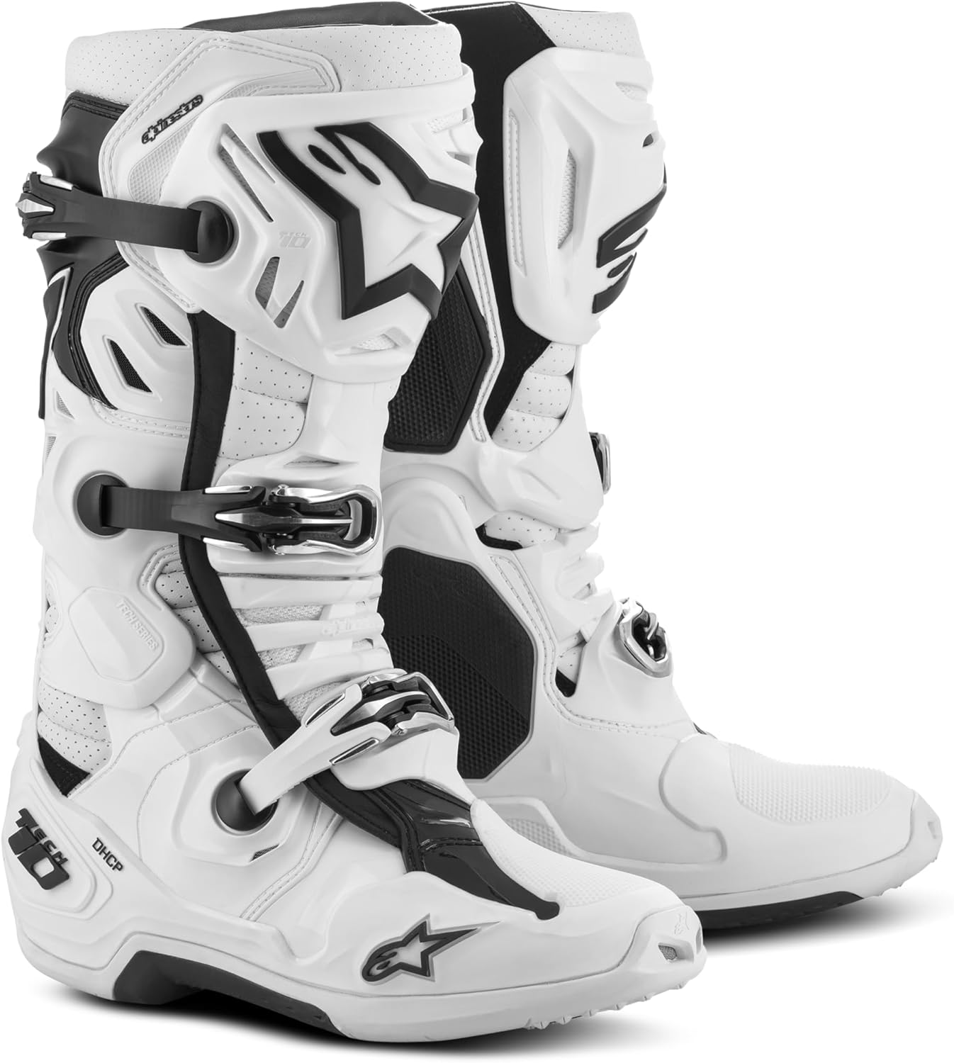 Мотокроссовые ботинки Alpinestars Tech 10 Supervented для мужчин, белый — фото 2