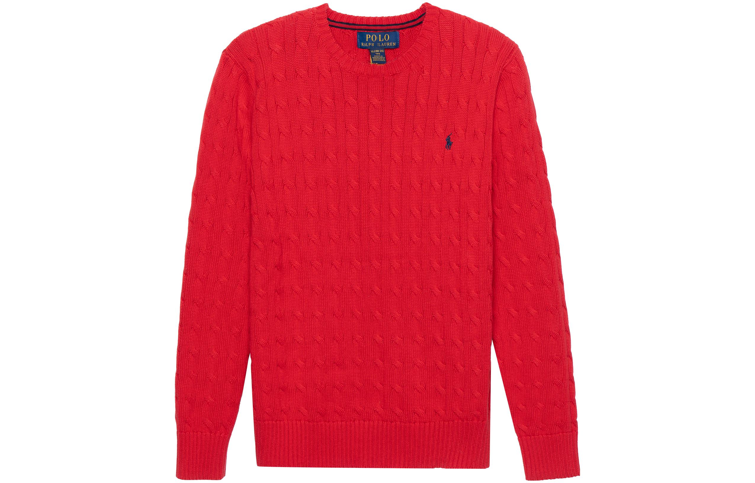 

Polo Ralph Lauren Свитер Детская одежда Осень-Зима 22 Красный Детский
