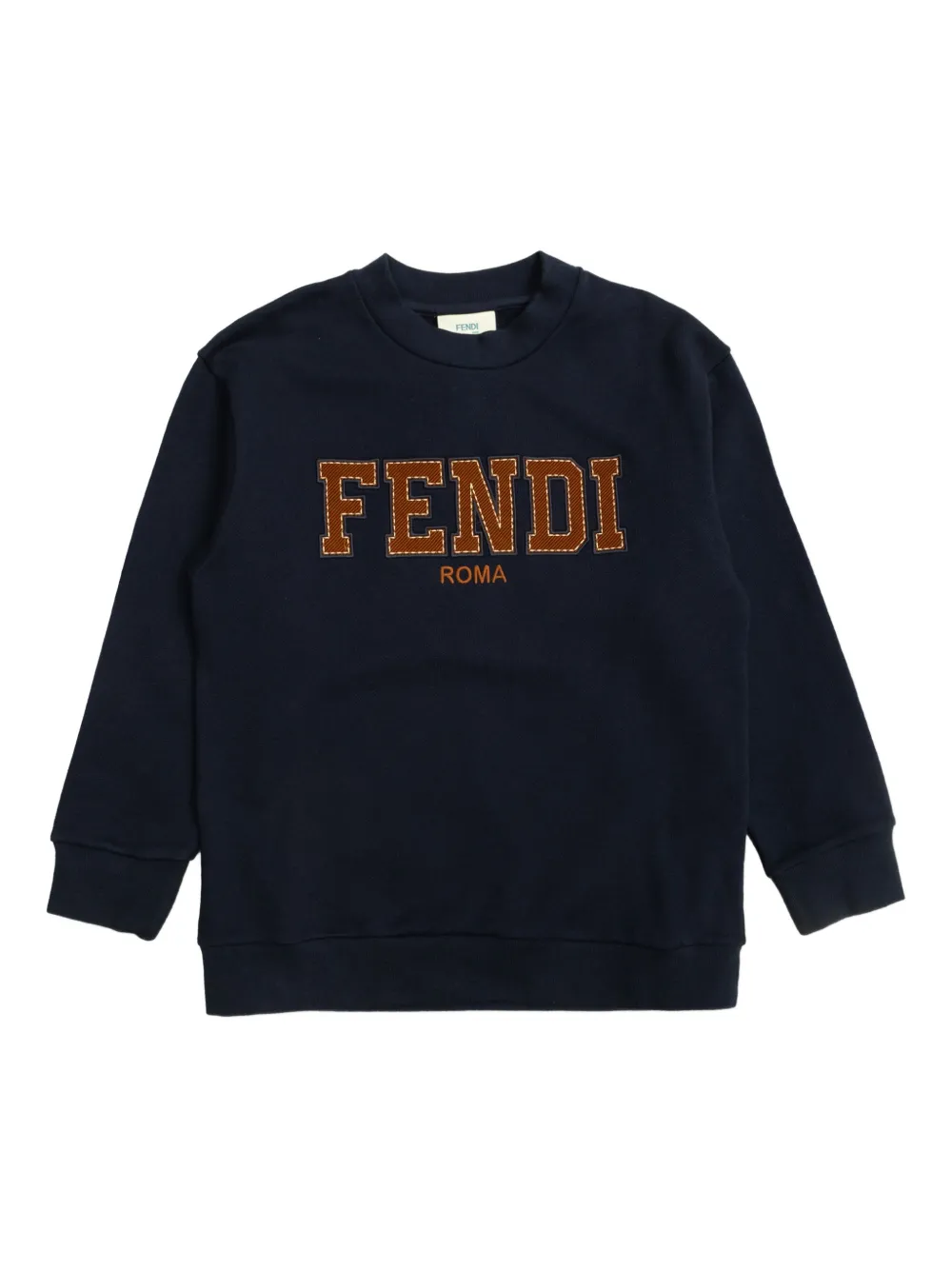

Свитшот с длинными рукавами FENDI KIDS, синий