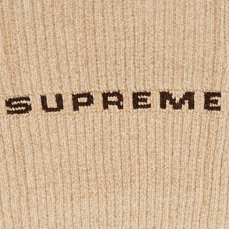 Свитер Supreme Chenille Sweater Vest Beige, желто-коричневый — фото 3
