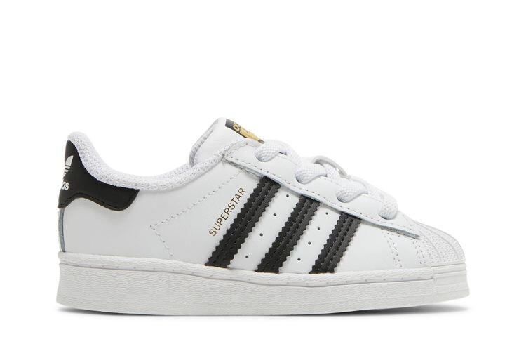 

Кроссовки adidas Superstar Infant White Black, белый