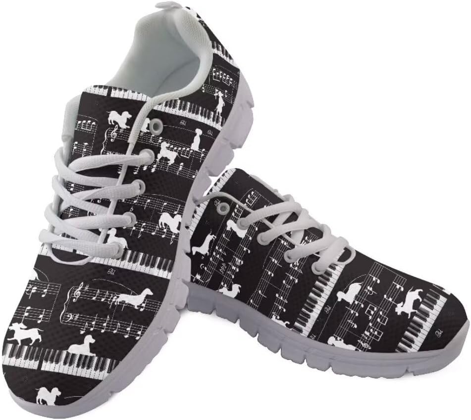 

Кроссовки Jeiento для женщин и мужчин, этнический стиль, сетчатые беговые кроссовки, спортивные кроссовки для тренировок, шнуровка, теннисные кроссовки, противоскользящие спортивные кроссовки для зала, черный