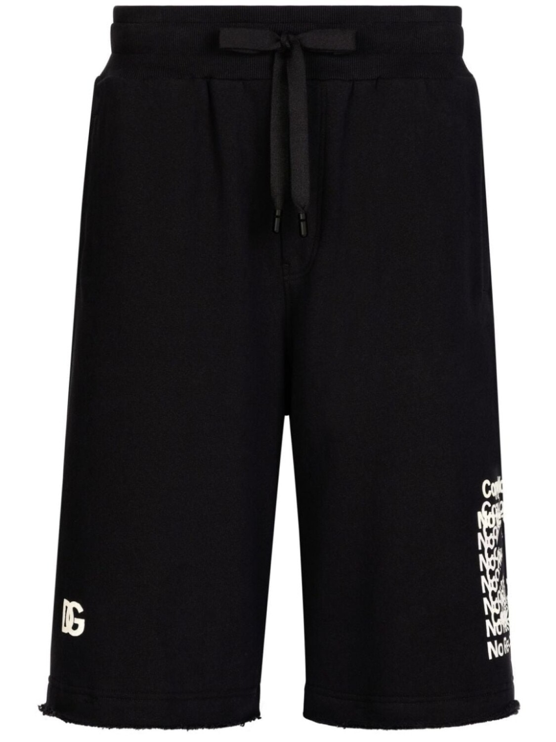 

Dolce & Gabbana спортивные шорты с надписью, черный