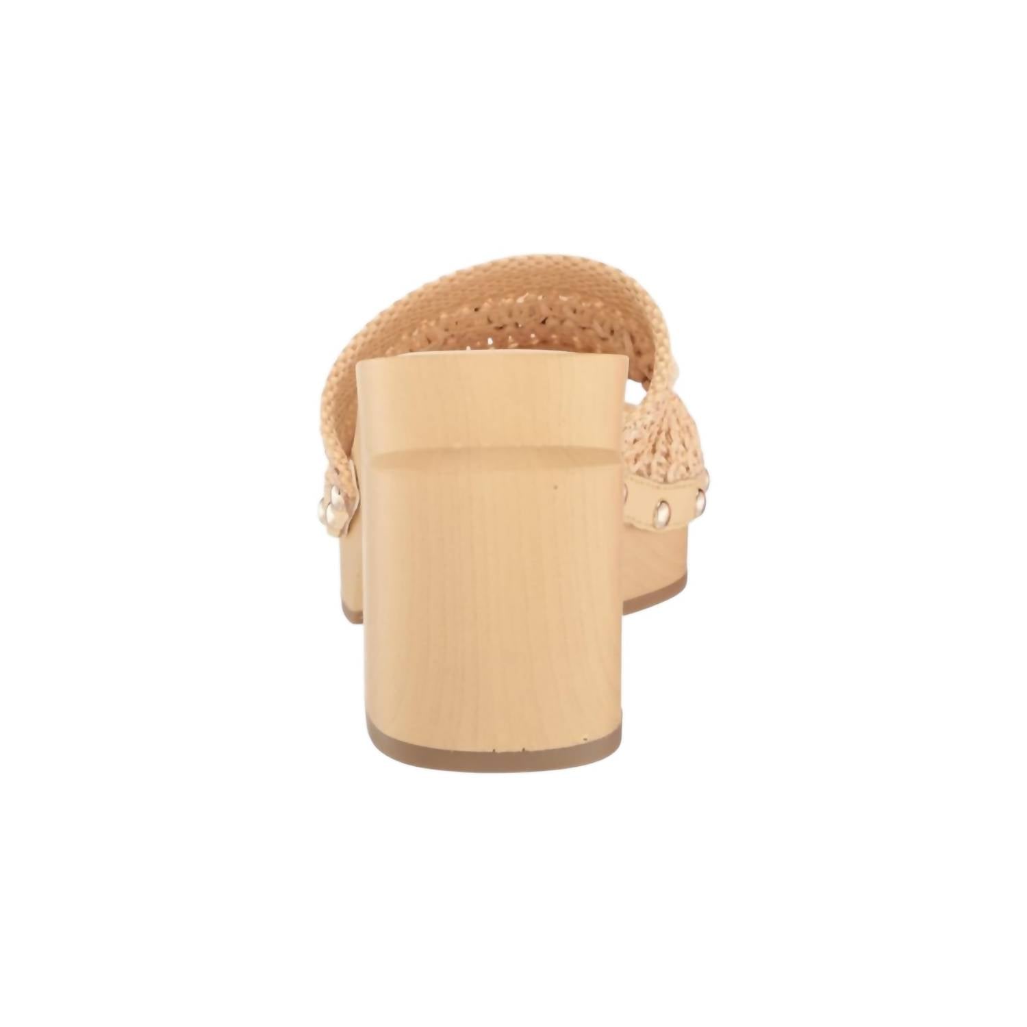 Женские туфли-лодочки Capri Clog Heels в цвете Crudo Sy Franco Sarto — фото 3