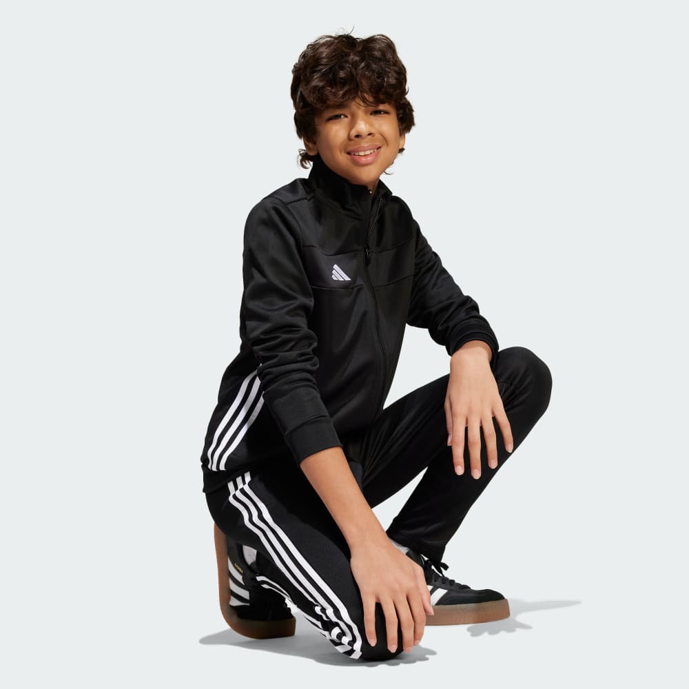 Спортивный костюм Adidas Tiro 25 Essentials Training Jacket Kids, черный/белый — фото 4