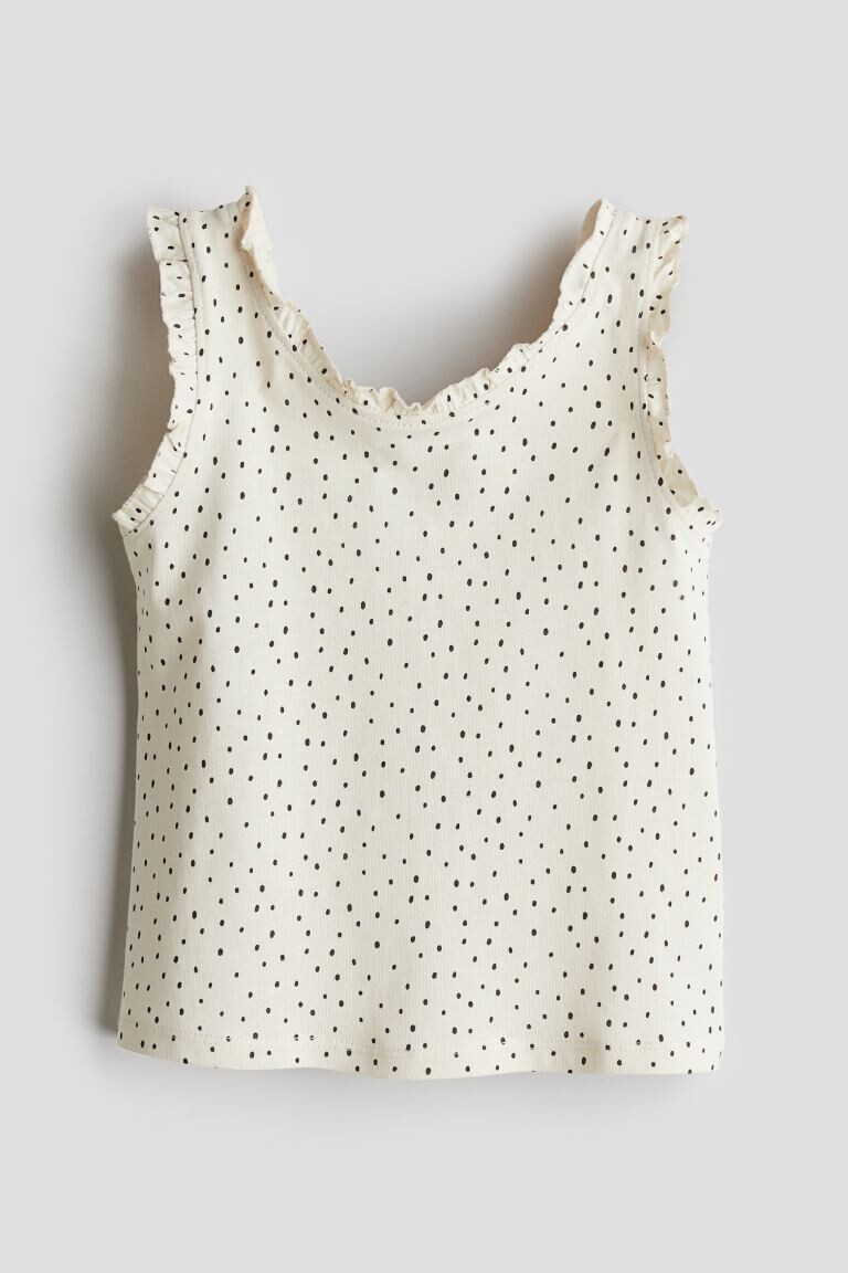 

Майка с воланами H&M, белый