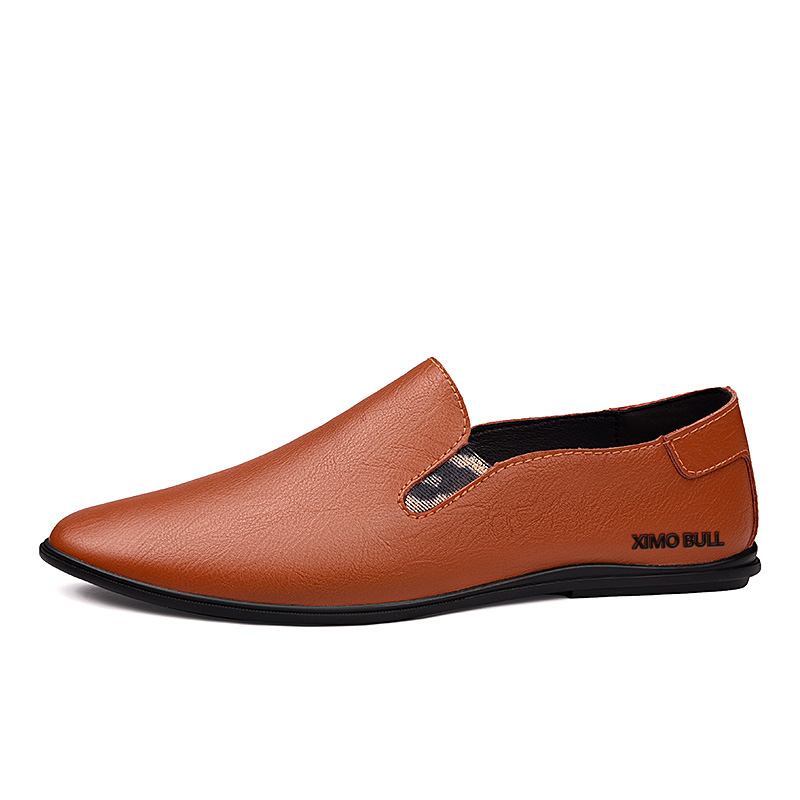 

XIMO BULL Мужские повседневные туфли мужские низкие красные коричневые, цвет Red Brown