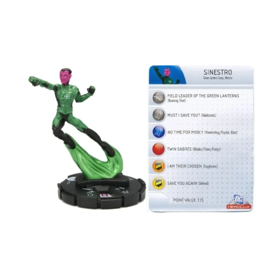 

Синестро #005, DC HeroClix - Green Lantern Movie Gravity Feed - Singles