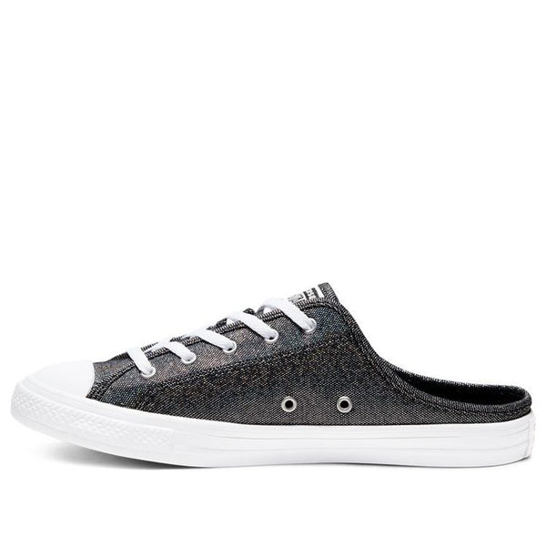Тапочки chuck taylor all star dainty mule metal black pedal casual canvas shoes Converse, черный